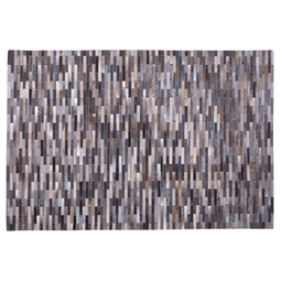 Beliani AHILLI - Short pile rug - Brown - 140 x 200 cm - Cowhide leather