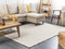 Beliani ELLEK - Short pile rug - White - 140 x 200 cm - Wool