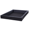 Beliani AVIGNON - Waterbed - Silver - 160 x 200 cm - Velvet