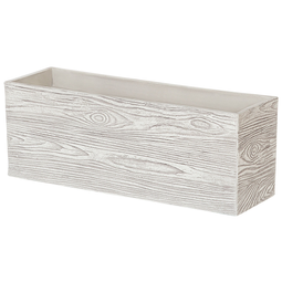 Beliani PAOS - Planter - White - 54 cm - Clay-fiber mixture