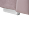 Beliani NANTES - Waterbed - Pink - 160 x 200 cm - Velvet