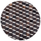 Beliani ALPKOY - Patchwork rug - Black - 140 cm - Cowhide leather