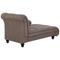 Beliani LORMONT - Chaise longue - Brown - Left side - Polyester