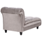 Beliani LORMONT - Chaise longue - Bruin - Linkerzijde - Polyester