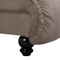 Beliani LORMONT - Chaise longue - Brown - Left side - Polyester