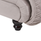 Beliani LORMONT - Chaise longue - Bruin - Linkerzijde - Polyester