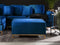 Beliani OSLO - Ottoman - Blue - Velvet