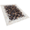 Beliani OKCULU - Patchwork rug - Brown - 160 x 230 cm - Cowhide leather