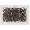 Beliani OKCULU - Patchwork rug - Brown - 160 x 230 cm - Cowhide leather