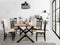 Beliani VALBO - Dining table - Light wood color - 95 x 180 cm - Acacia wood