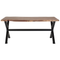 Beliani VALBO - Dining table - Light wood color - 95 x 180 cm - Acacia wood