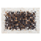 Beliani OKCULU - Patchwork rug - Brown - 140 x 200 cm - Cowhide leather