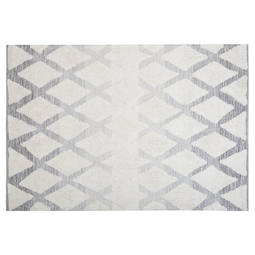 Beliani PENDIK - Shaggy rug - Beige - 140 x 200 cm - Cotton