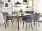 Beliani WELLSTON - Dining room chair - Gray - Velvet