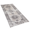 Beliani ALMUS - Short pile rug - Beige/Gray - 60 x 180 cm - Cotton