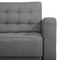 Beliani ABERDEEN - Corner sofa bed - Right side - 347 cm - Polyester