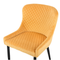 Beliani SOLANO - Dining room chair - Yellow - Velvet