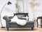 Beliani LUIRO - Chaise longue - Gray - Left side - Velvet