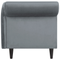 Beliani LUIRO - Chaise longue - Gray - Left side - Velvet