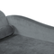 Beliani LUIRO - Chaise longue - Gray - Left side - Velvet