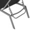 Beliani NOLI - Beach chair - Black - Steel