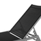 Beliani NOLI - Beach chair - Black - Steel