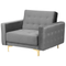 Beliani ABERDEEN - Living room set - Gray - Velvet