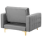 Beliani ABERDEEN - Living room set - Gray - Velvet