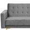 Beliani ABERDEEN - Living room set - Gray - Velvet
