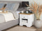 Beliani WINGLAY - Bedside table - White - Chipboard