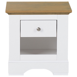 Beliani WINGLAY - Bedside table - White - Chipboard