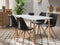 Beliani DAKOTA - Dining room chair - Matt Black - Synthetic material