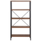 Beliani BRISBANE L - Bookcase - Dark wood color - MDF