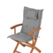 Beliani MAUI - Garden set for 8 - Light wood color/Gray - Acacia wood