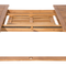 Beliani MAUI - Garden set for 8 - Light wood color/Gray - Acacia wood