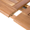 Beliani MAUI - Garden set for 8 - Light wood color/Gray - Acacia wood