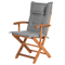 Beliani MAUI - Garden set for 8 - Light wood color/Gray - Acacia wood