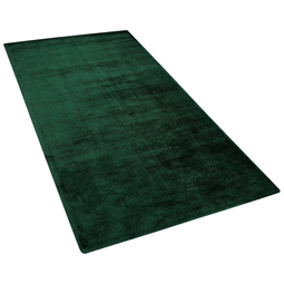 Beliani GESI II - Short pile rug - Green - 80 x 150 cm - Viscose