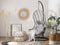 Beliani PINETO - Hanging chair - Gray - 80 cm - PE rattan