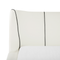 Beliani NANTES - Waterbed LED - White - 140 x 200 cm - Leather