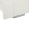 Beliani NANTES - Waterbed LED - White - 140 x 200 cm - Leather
