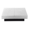 Beliani NANTES - Waterbed LED - White - 140 x 200 cm - Leather
