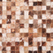 Beliani TORUL - Patchwork rug - Brown - 140 x 200 cm - Cowhide leather