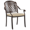 Beliani MANFRIA - Garden set for 4 - Brown - Aluminum