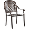 Beliani MANFRIA - Garden set for 4 - Brown - Aluminum