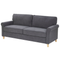 Beliani RONNEBY - Three-seater sofa - Gray - Velvet