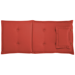 Beliani MAUI - Seat cushion set of 2 - Red - 40 x 54 cm - Polyester