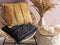 Beliani KAVALAM - Decorative cushion set of 2 - Yellow - 45 x 45 cm - Cotton