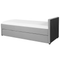 Beliani MARMANDE - Trundle bed - Light gray - 80 x 200 cm - Polyester