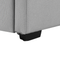Beliani MARMANDE - Trundle bed - Light gray - 80 x 200 cm - Polyester